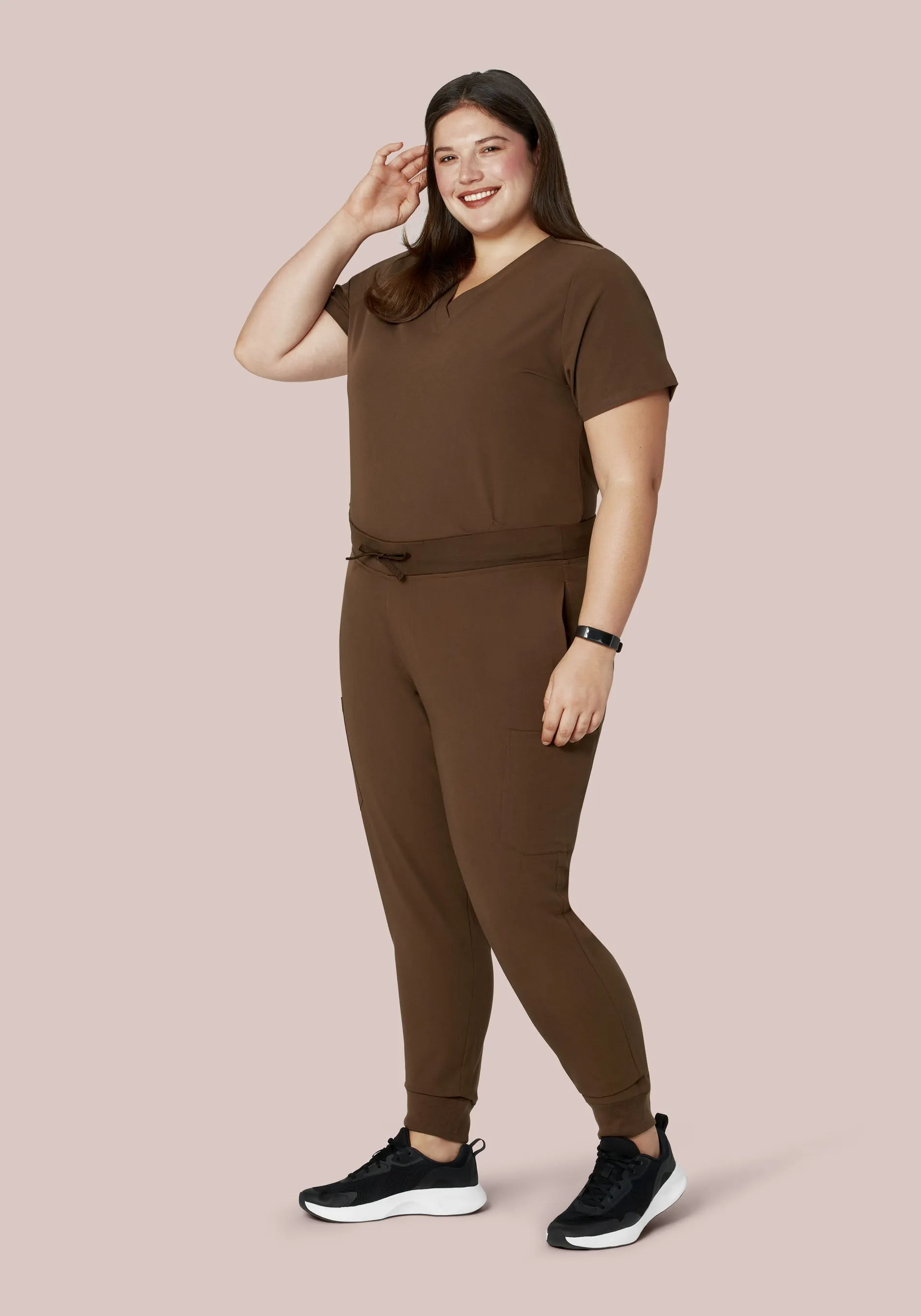 9 Pocket Joggers Chocolate Brown