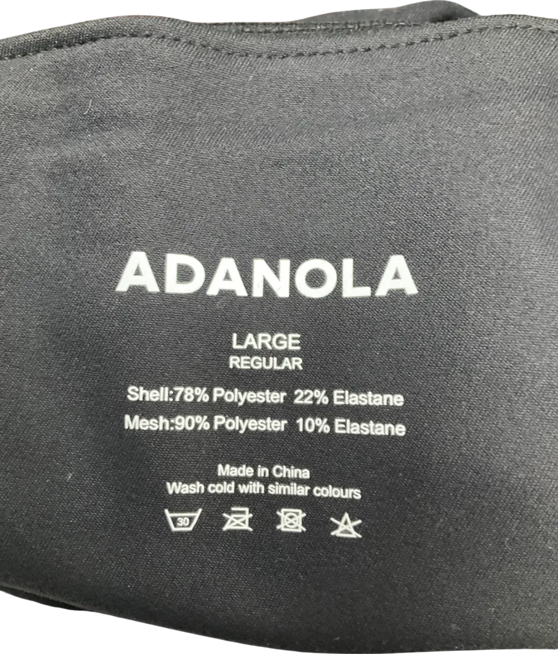Adanola Black Yoga Pant UK L