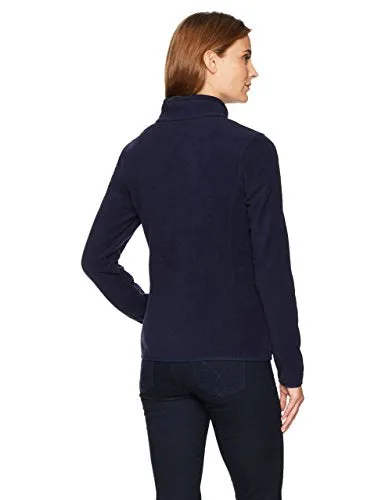 Amazon Essentials Women's Classic Fit Long-Sleeve Full-Zip Polar Soft Fleece Jacket, Night Navy, X-Small