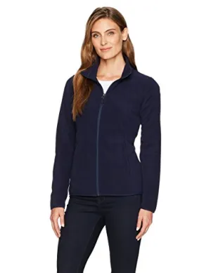 Amazon Essentials Women's Classic Fit Long-Sleeve Full-Zip Polar Soft Fleece Jacket, Night Navy, X-Small
