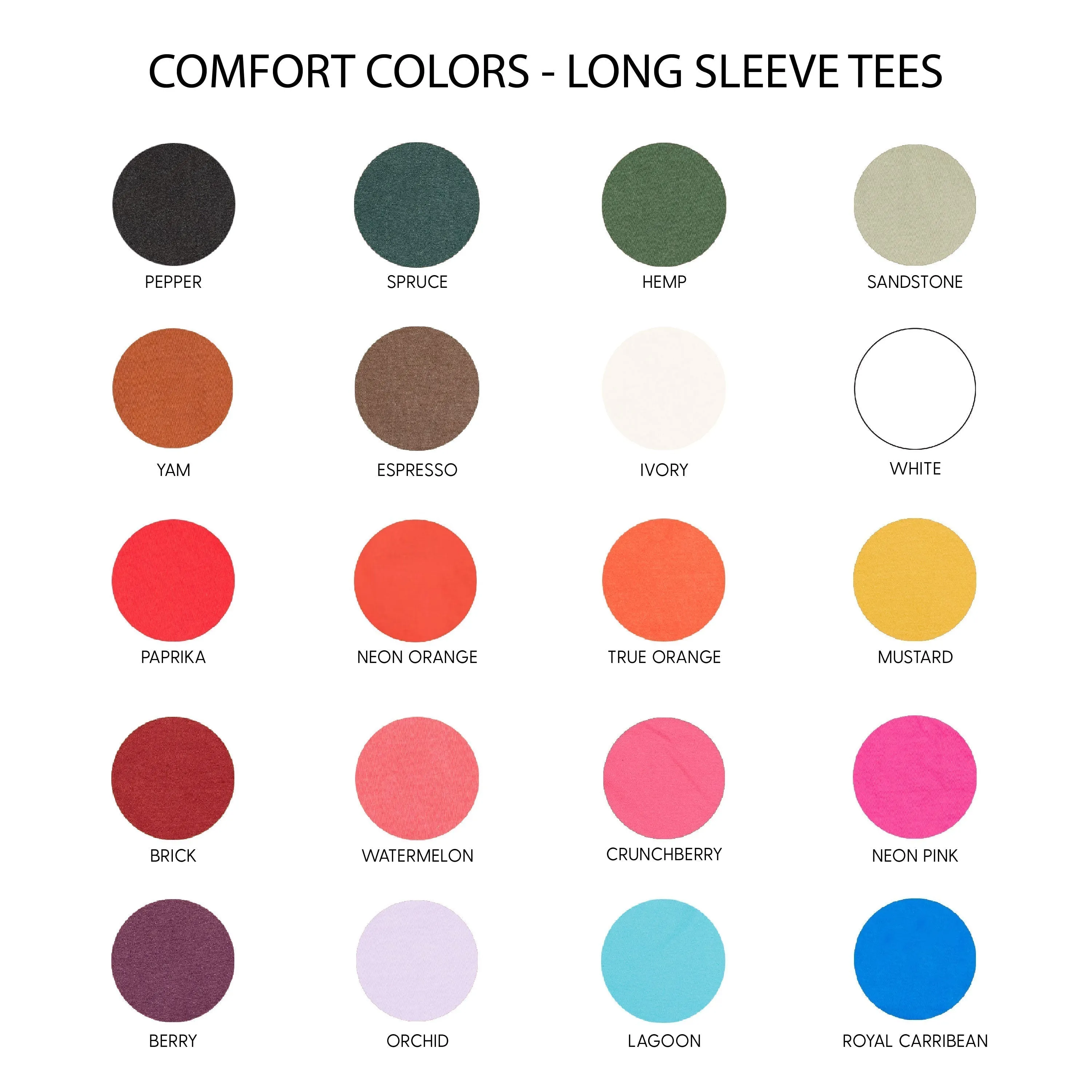 Bouquet Style - Happiness is Being a LALA - LONG SLEEVE COMFORT COLORS TEE