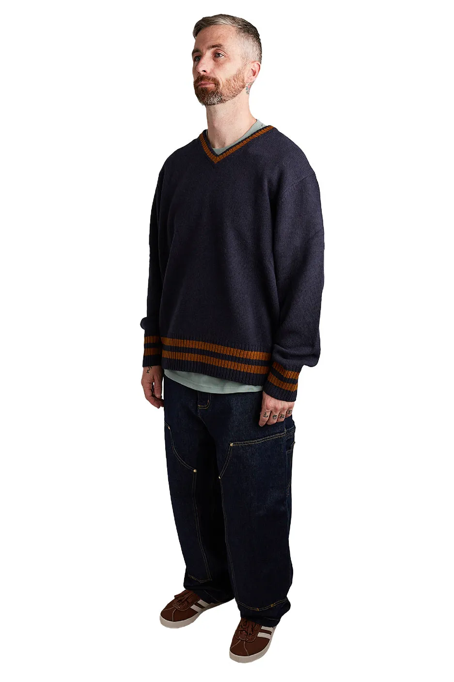 Carhartt WIP Stanford Sweater 'Dark Navy'