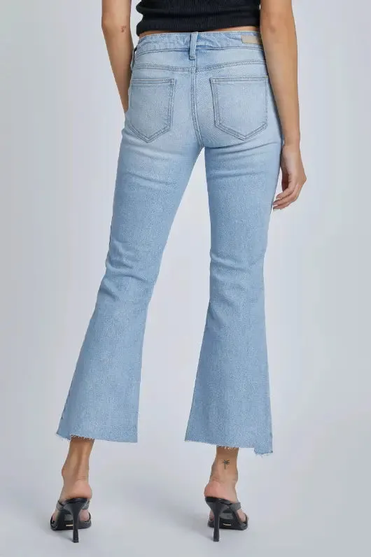 Cello Jeans Mid Rise Crop Flare  Effortless Style Meets Comfort