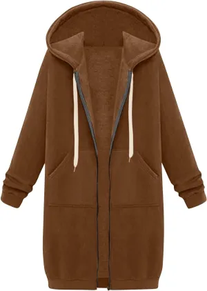 ChicCrate Women's Fleece Lined Winter Coat Sherpa Jacket Fashion Warm Clothes Casual Outerwear