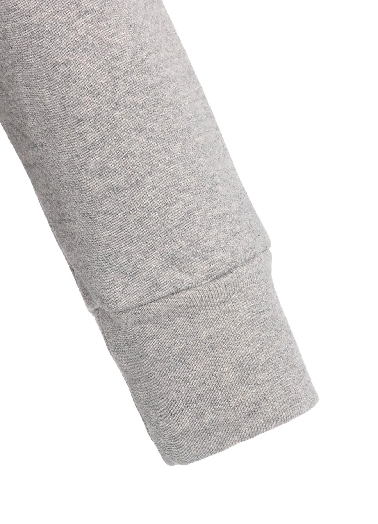 COTTON FLEECE   STRIPE RIBBON HOODIE