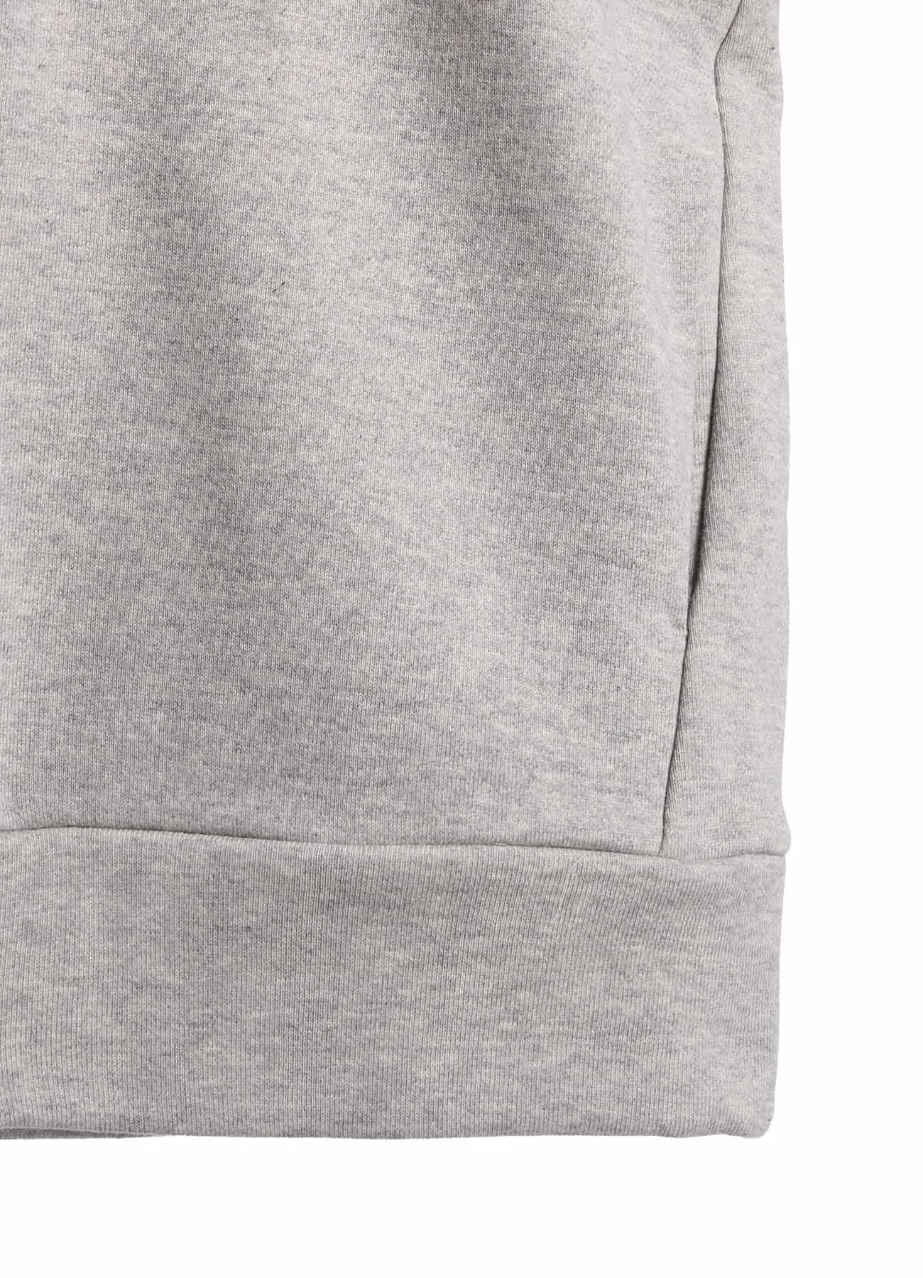 COTTON FLEECE   STRIPE RIBBON HOODIE