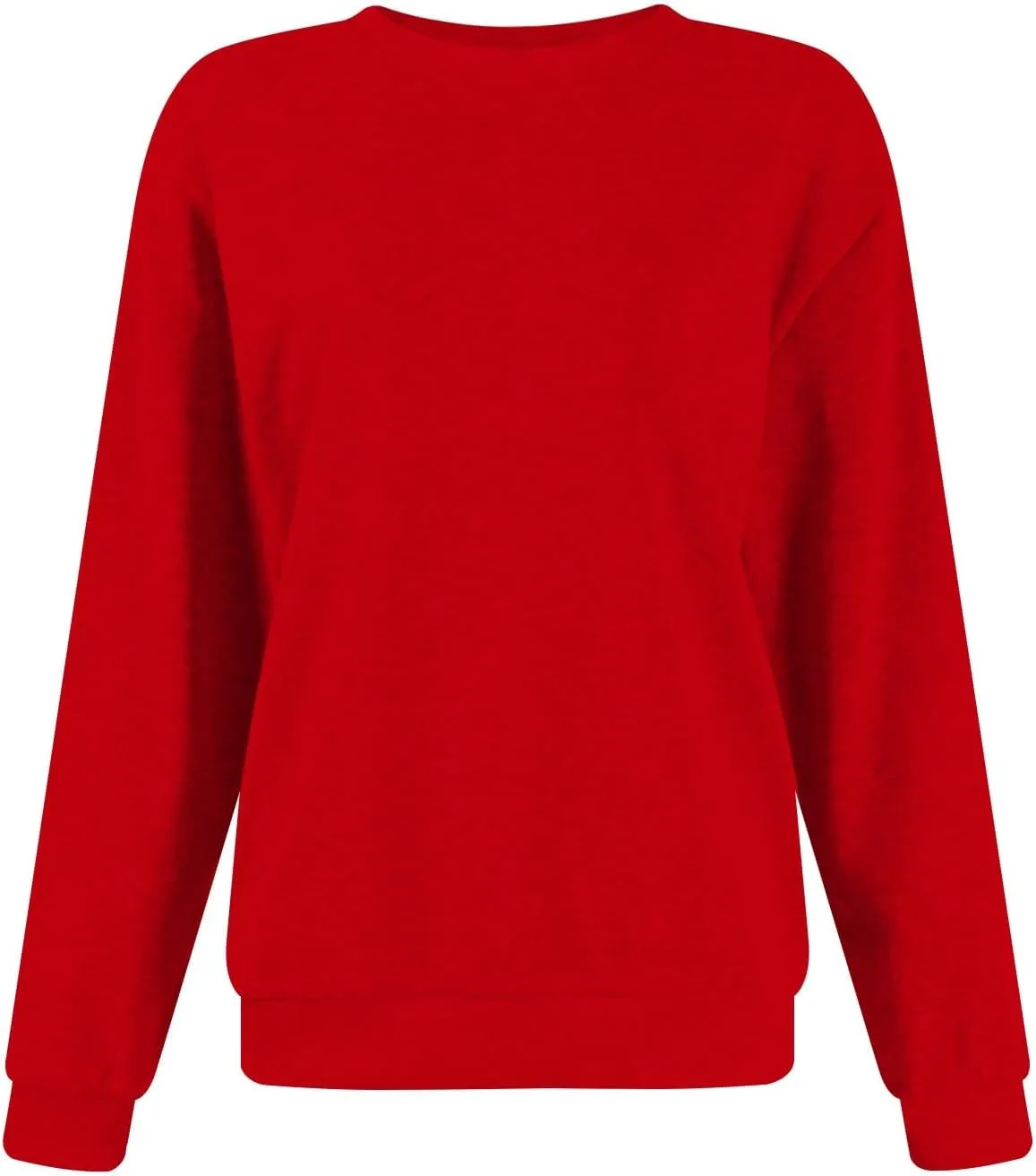 Crewneck Sweatshirts Women Comfy Pullover Crew Neck Sweatshirt Trendy Fleece Fall Sweaters Outfits 2024