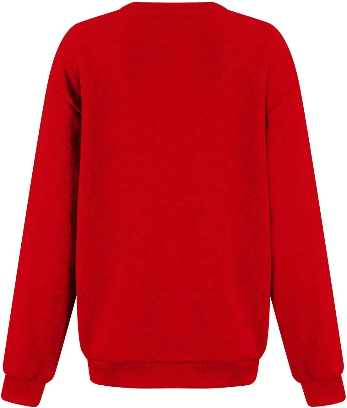 Crewneck Sweatshirts Women Comfy Pullover Crew Neck Sweatshirt Trendy Fleece Fall Sweaters Outfits 2024