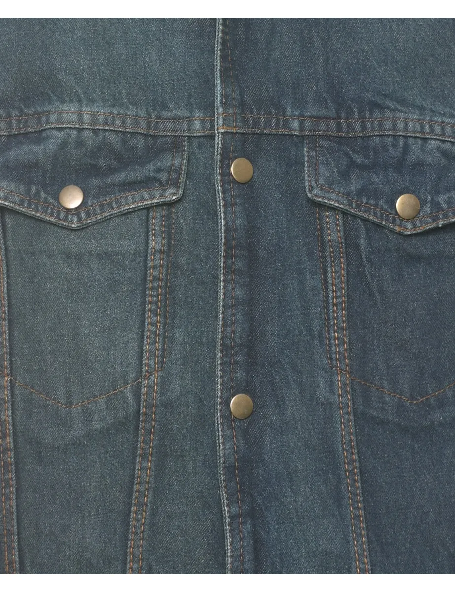 Denim Jacket Vest - L