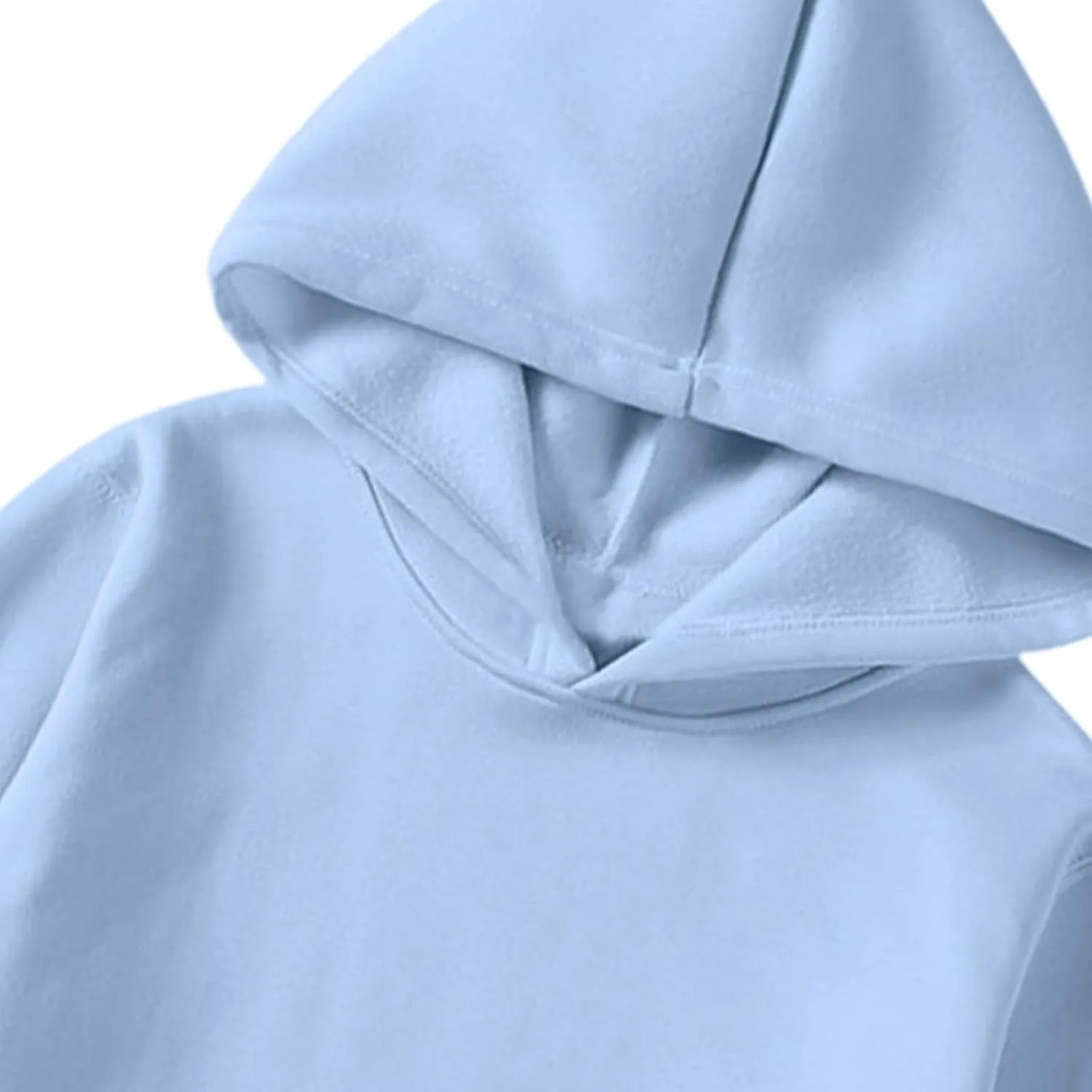 Fall Sweatshirts For Women Solid Color Comfy Fleece Hoodies Lightweight Casual Trendy Hooded Sweatshirt