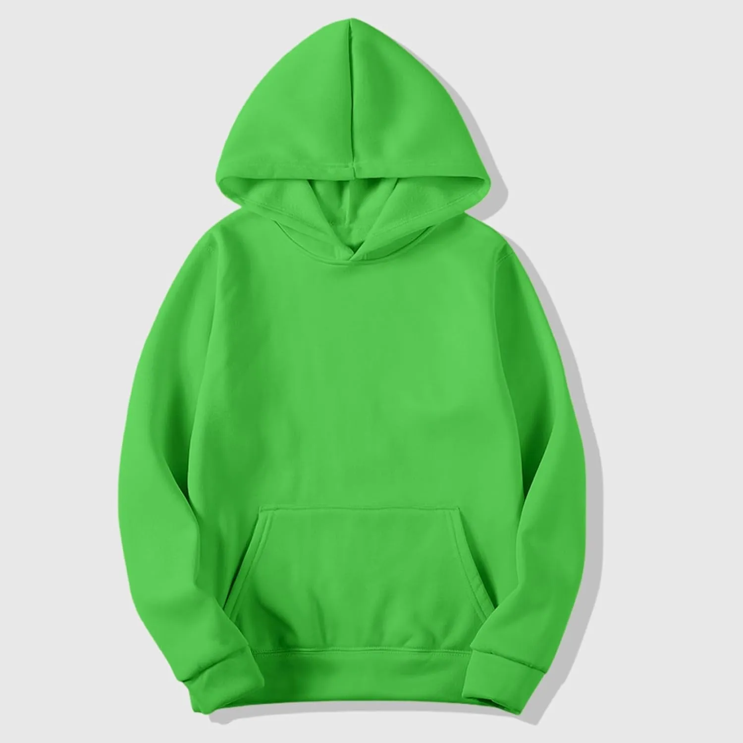 Fall Sweatshirts For Women Solid Color Comfy Fleece Hoodies Lightweight Casual Trendy Hooded Sweatshirt