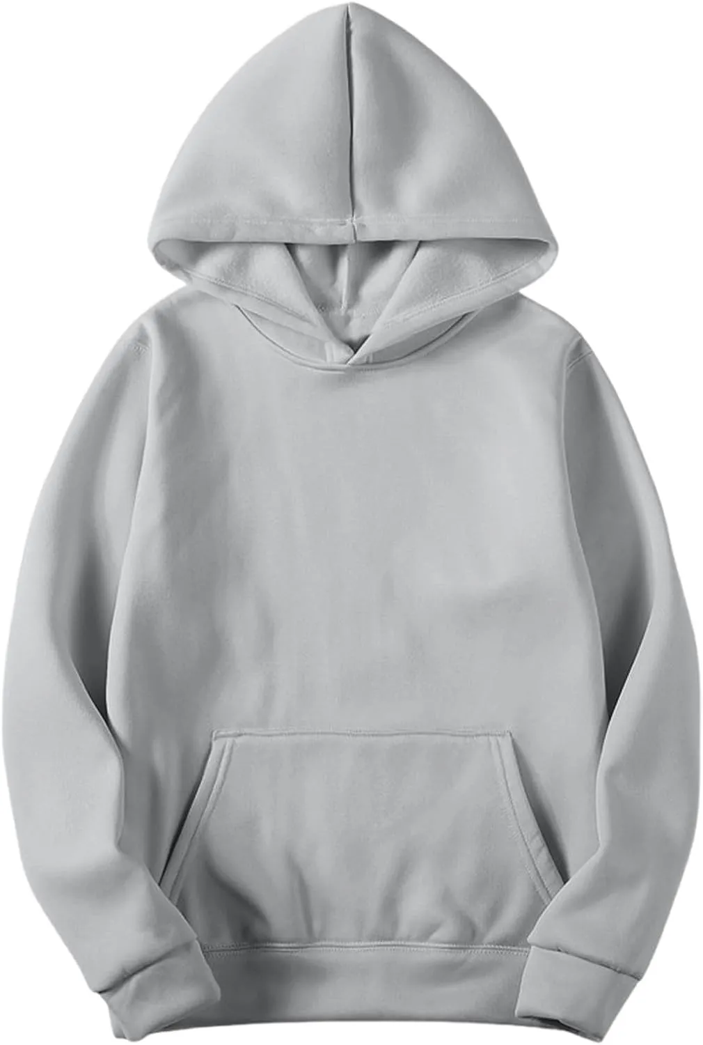 Fall Sweatshirts For Women Solid Color Comfy Fleece Hoodies Lightweight Casual Trendy Hooded Sweatshirt