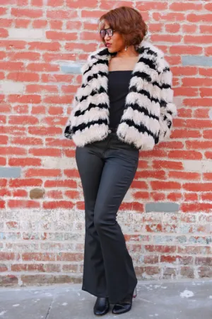 Jaxtyn - Black Coated Bootcut