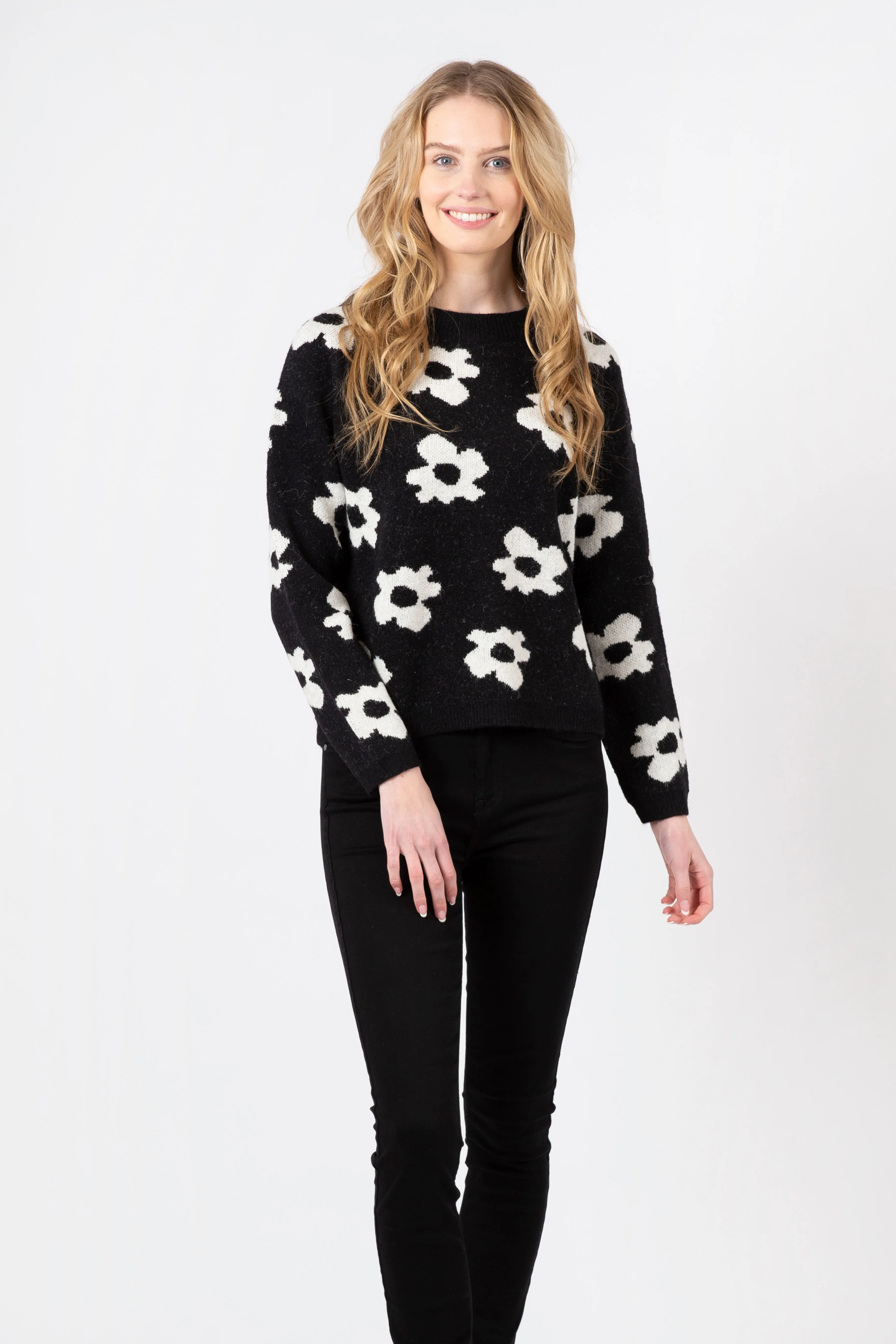 LUCY SWEATER - FLORAL - ONLINE ONLY