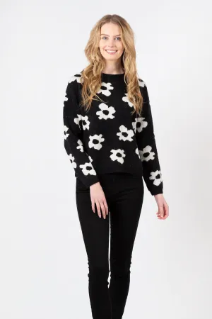 LUCY SWEATER - FLORAL - ONLINE ONLY