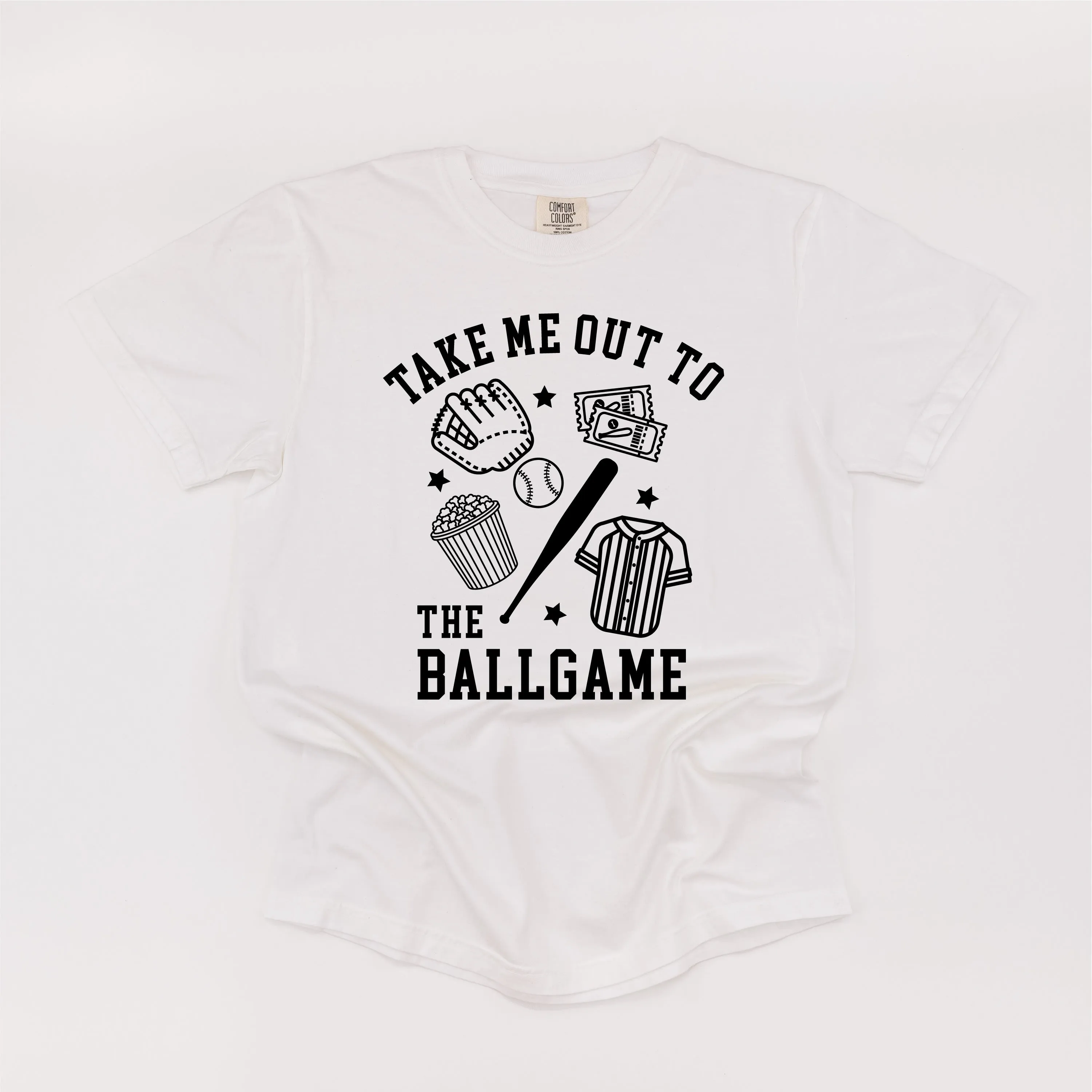 Take Me Out to the Ballgame - SHORT SLEEVE COMFORT COLORS TEE