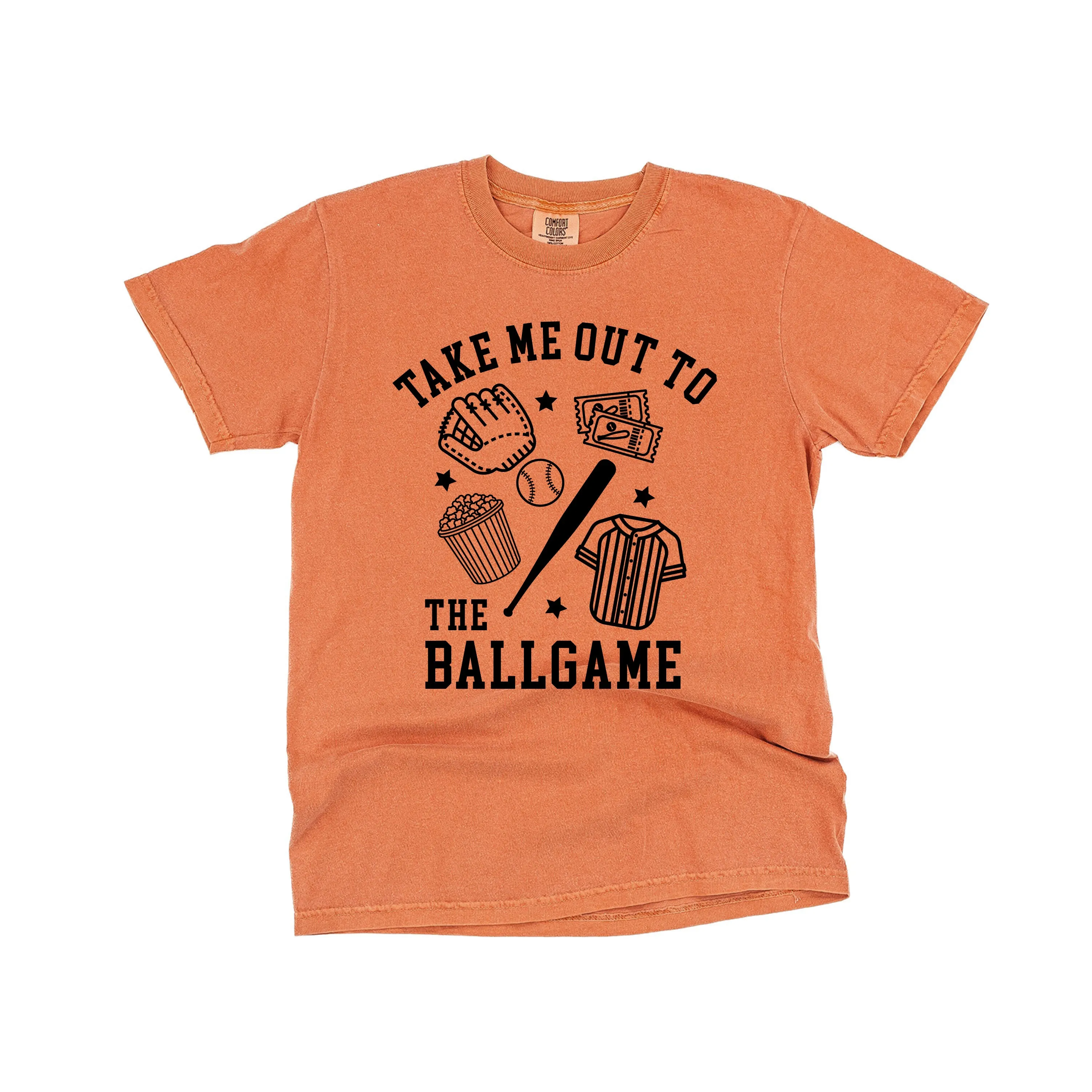 Take Me Out to the Ballgame - SHORT SLEEVE COMFORT COLORS TEE