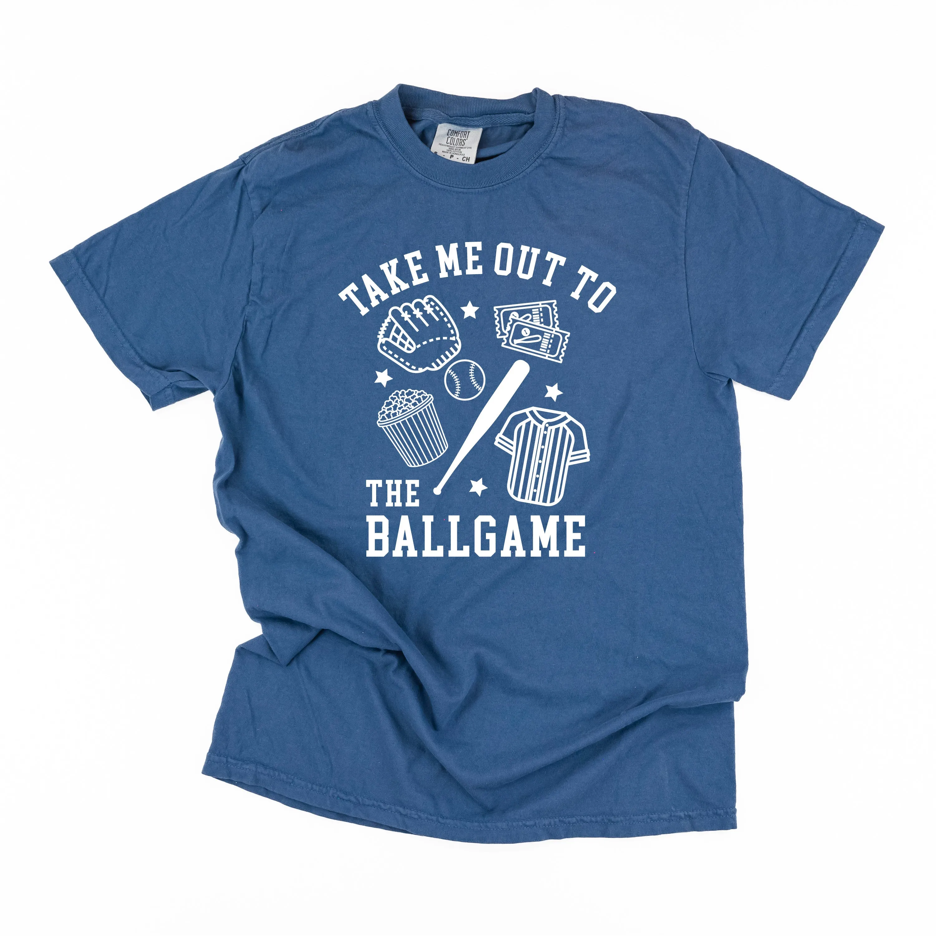 Take Me Out to the Ballgame - SHORT SLEEVE COMFORT COLORS TEE
