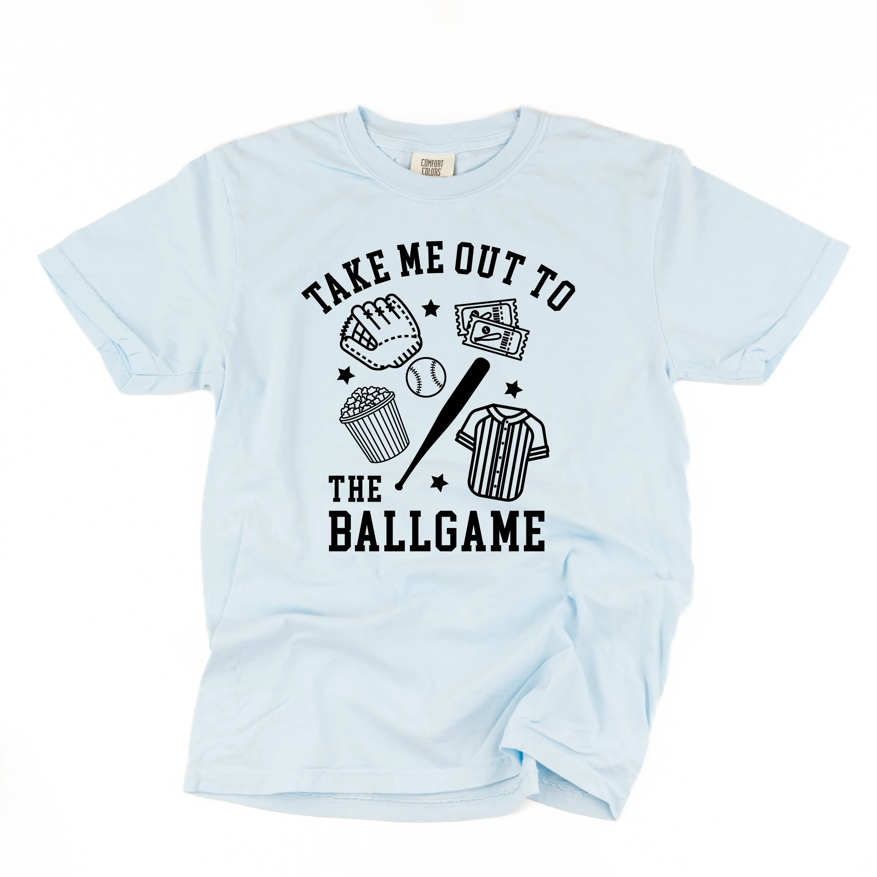 Take Me Out to the Ballgame - SHORT SLEEVE COMFORT COLORS TEE