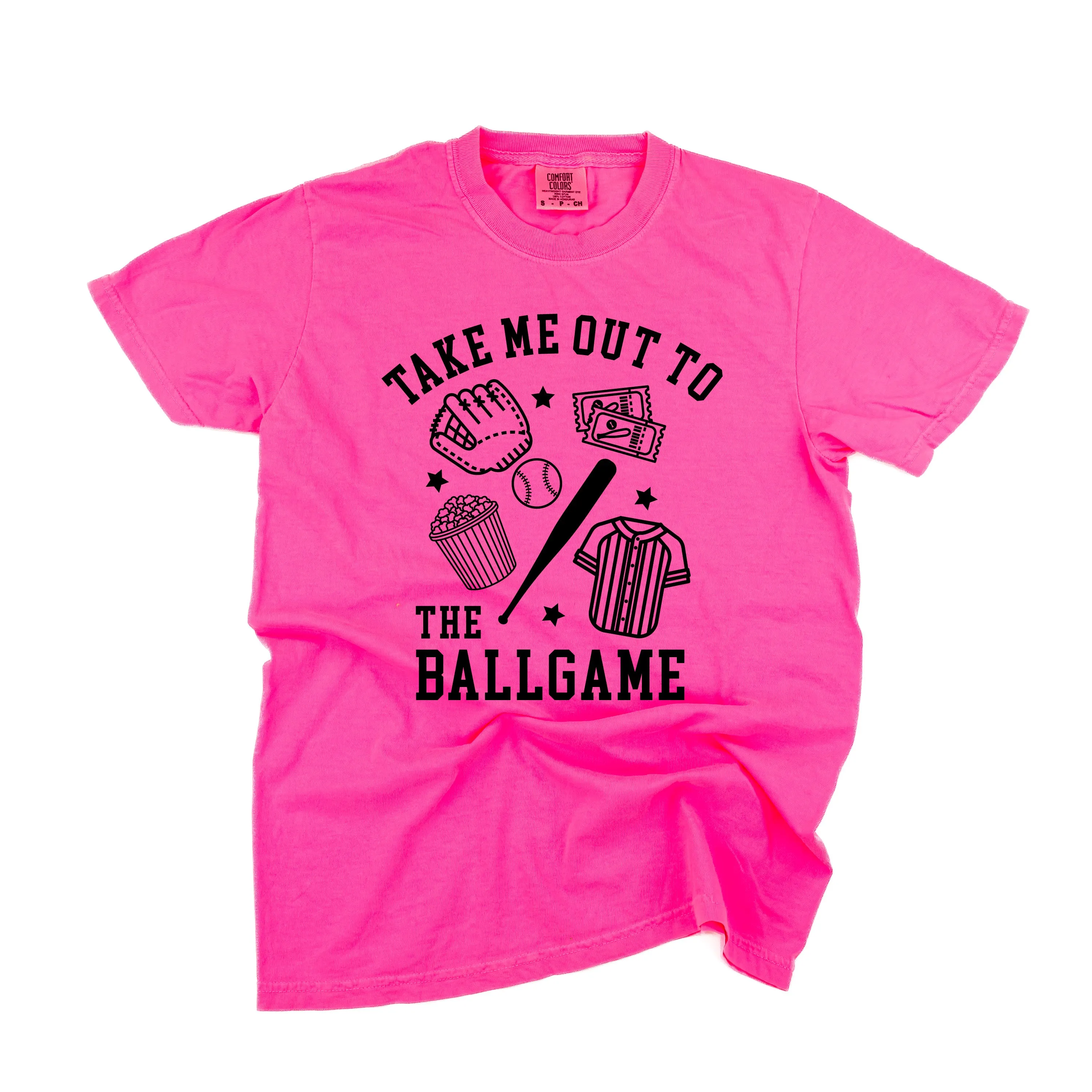 Take Me Out to the Ballgame - SHORT SLEEVE COMFORT COLORS TEE