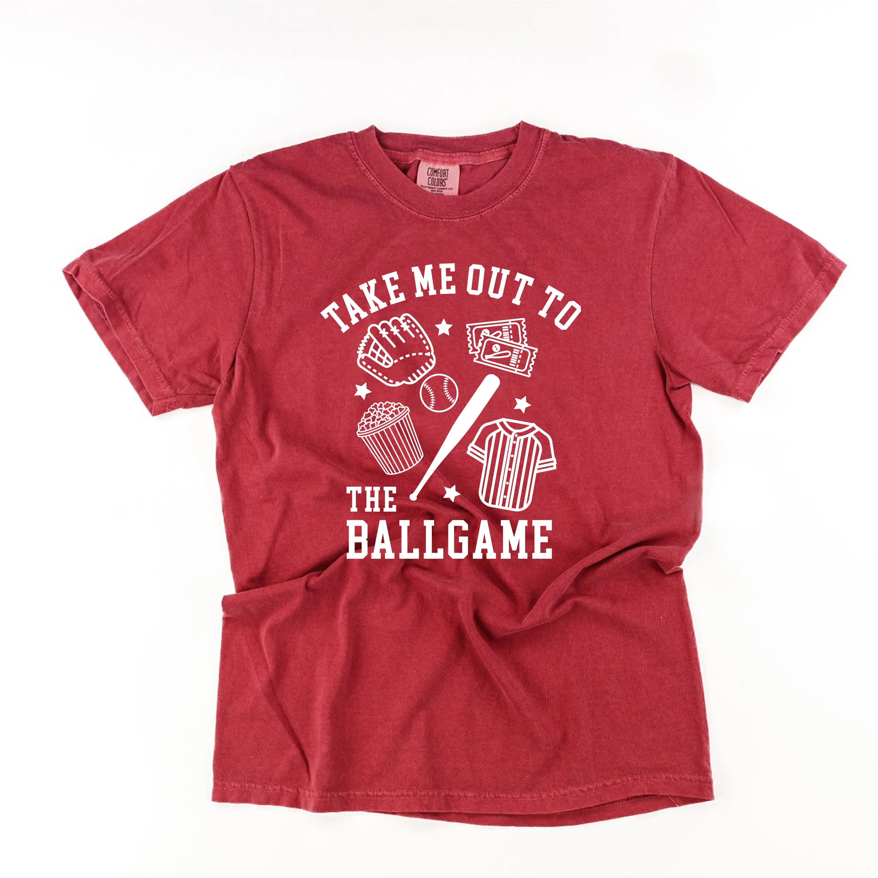 Take Me Out to the Ballgame - SHORT SLEEVE COMFORT COLORS TEE