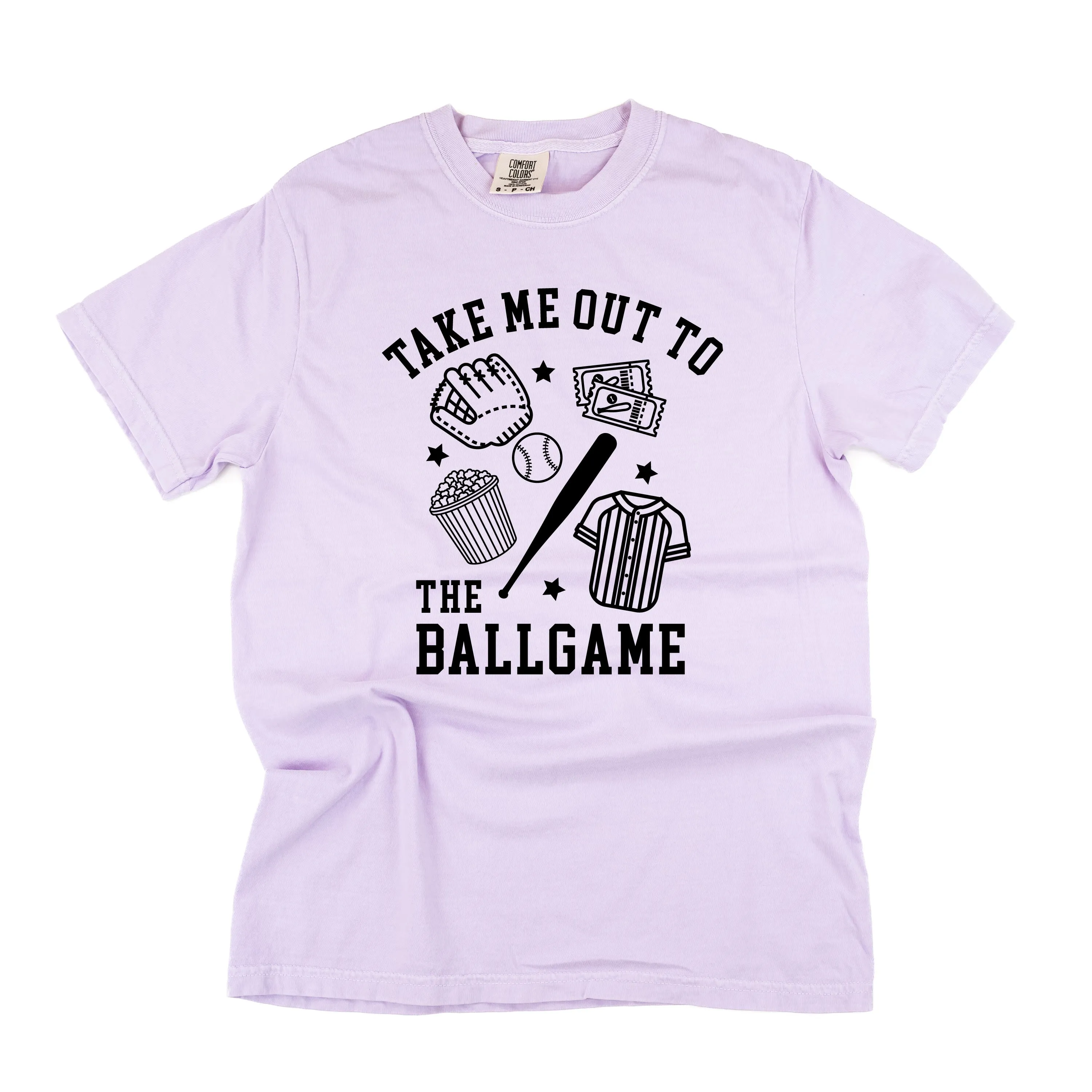 Take Me Out to the Ballgame - SHORT SLEEVE COMFORT COLORS TEE