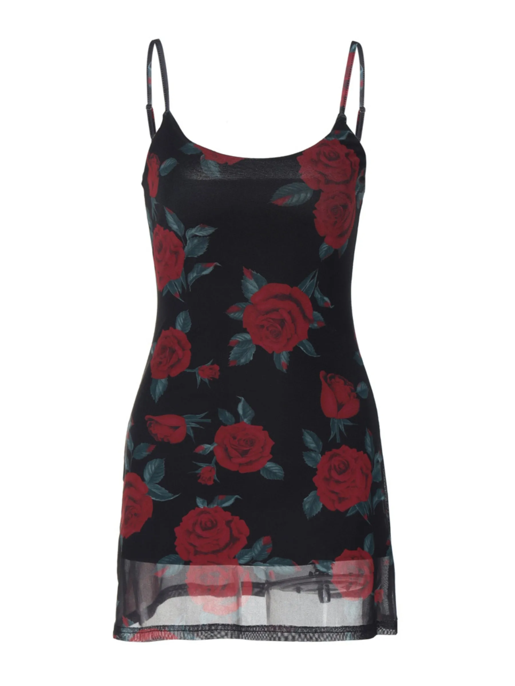 Wenkouban-Christmas Outfits New Year's Eve Dress Night Out Club Dresses cute winter outfits Jenaya Rose Print Mesh Mini Dress