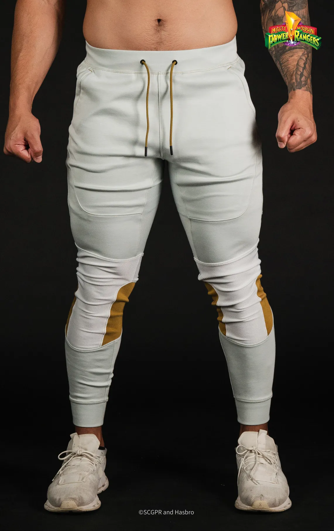 White Ranger Joggers