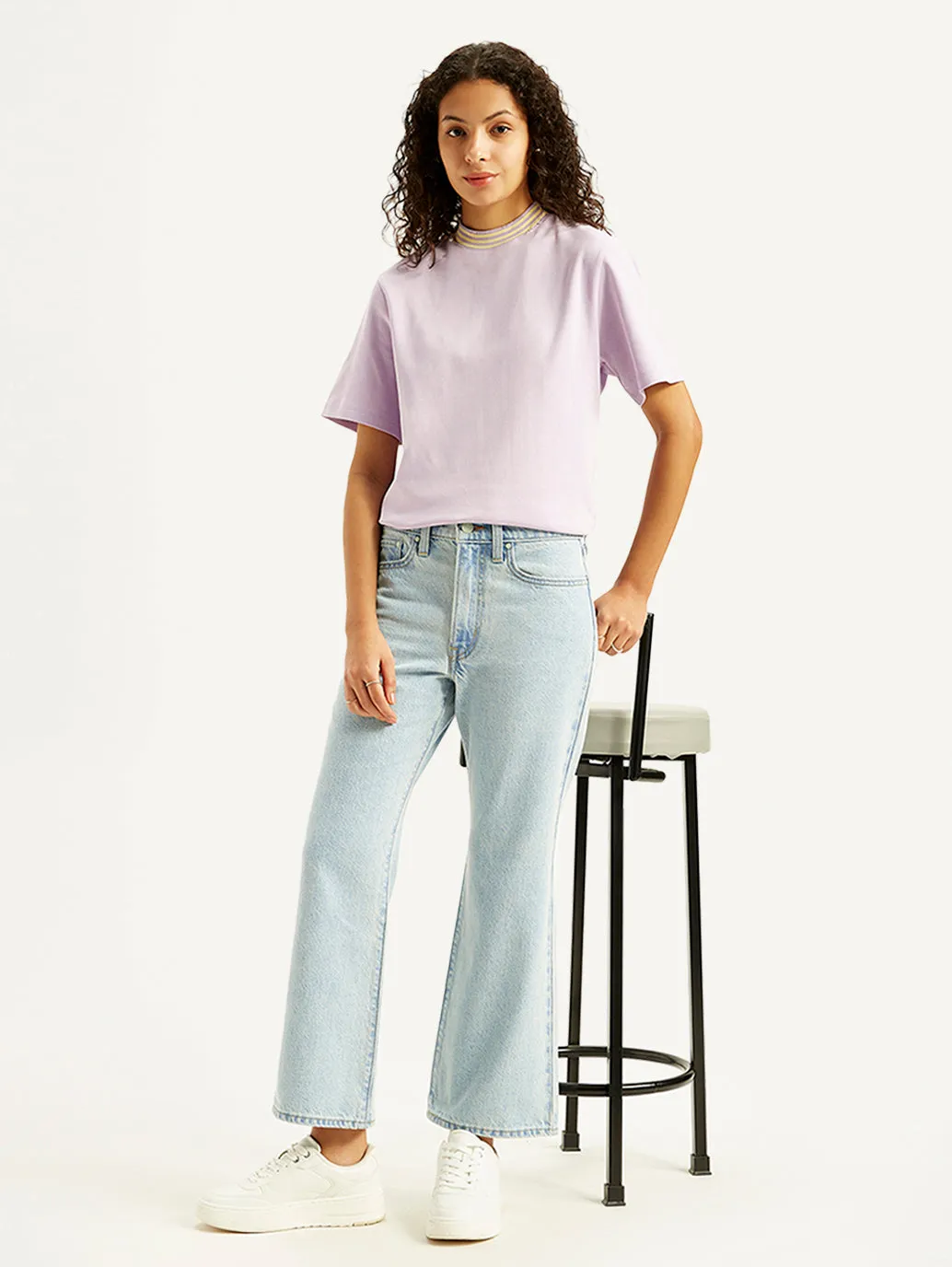 Women's Blue Wedgie Bootcut Fit Mid Rise Jeans