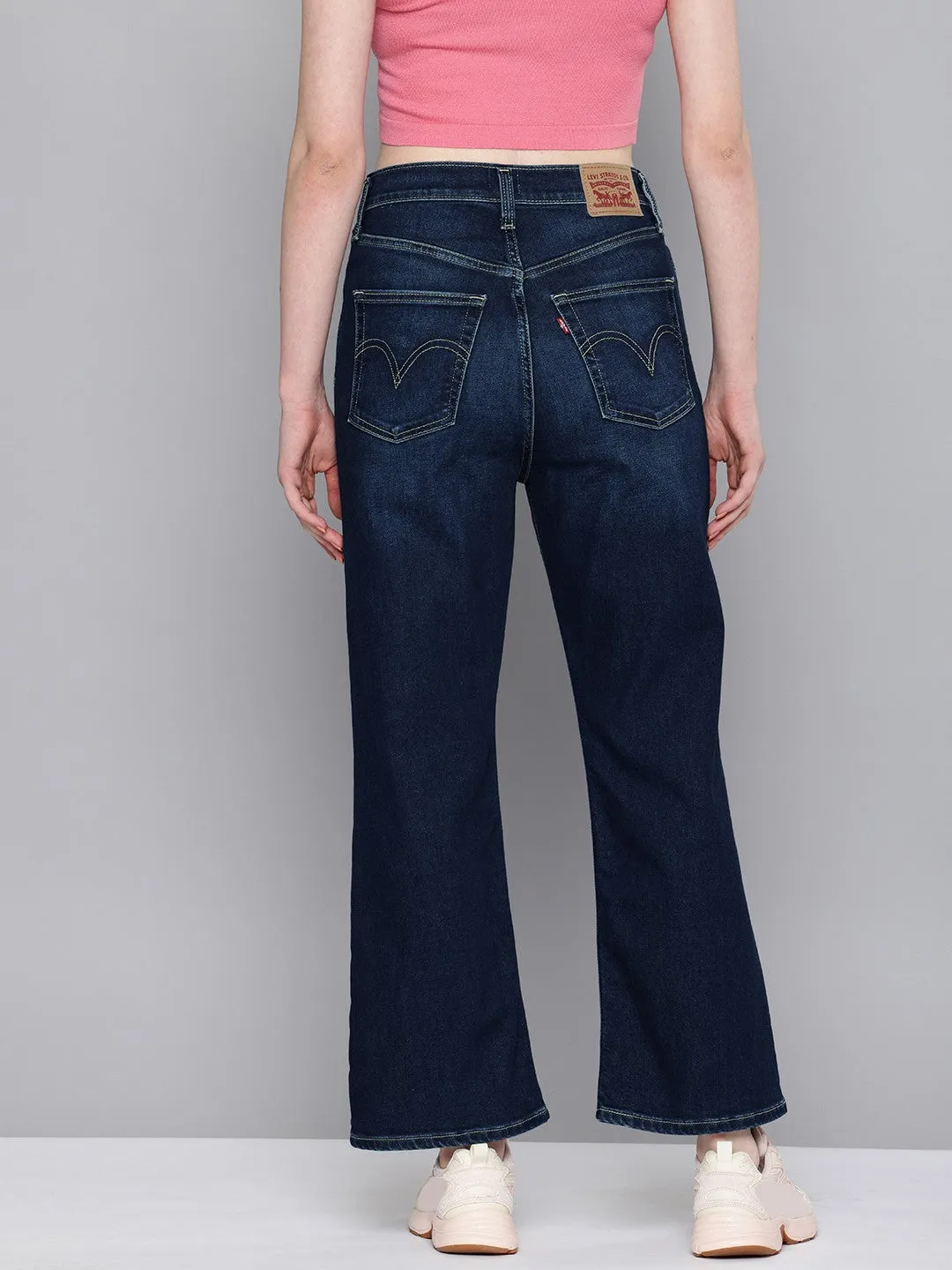 Women's Indigo Bootcut Fit High Rise Jeans