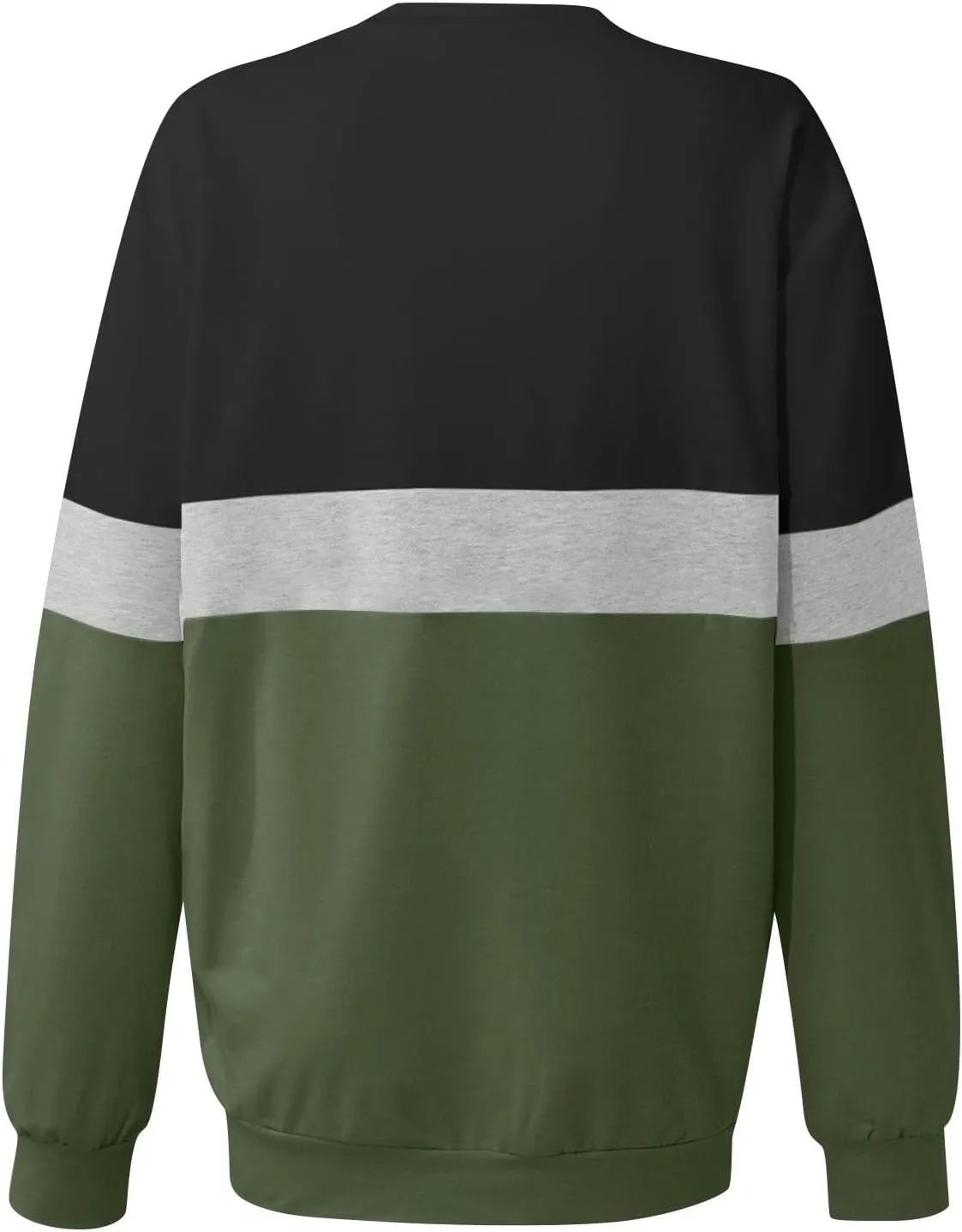 Women's Oversized Color Pullover Sweatshirts, 2024 Outfits Loose Basic Comfy Fleece Sweatshirts Sweaters