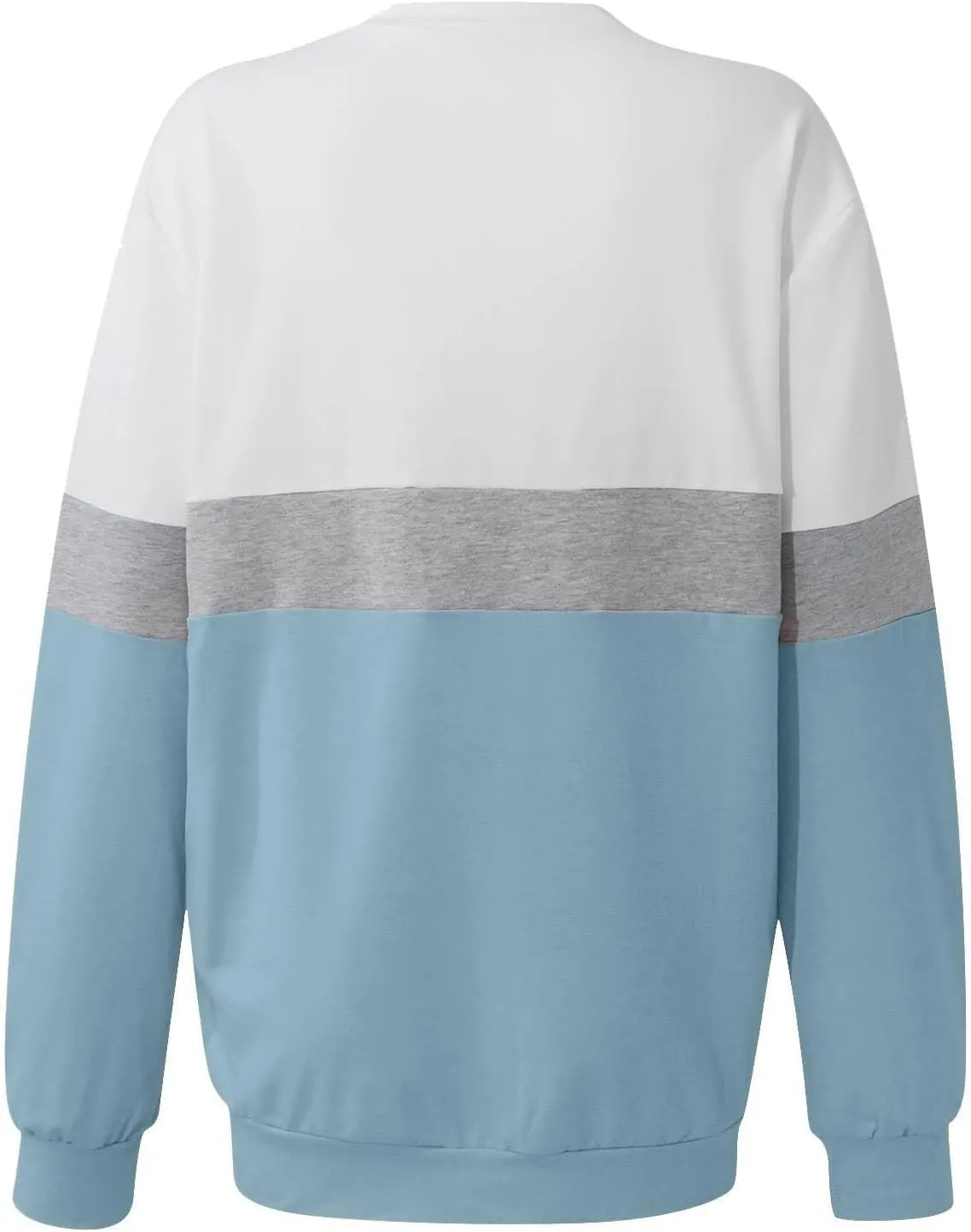 Women's Oversized Color Pullover Sweatshirts, 2024 Outfits Loose Basic Comfy Fleece Sweatshirts Sweaters