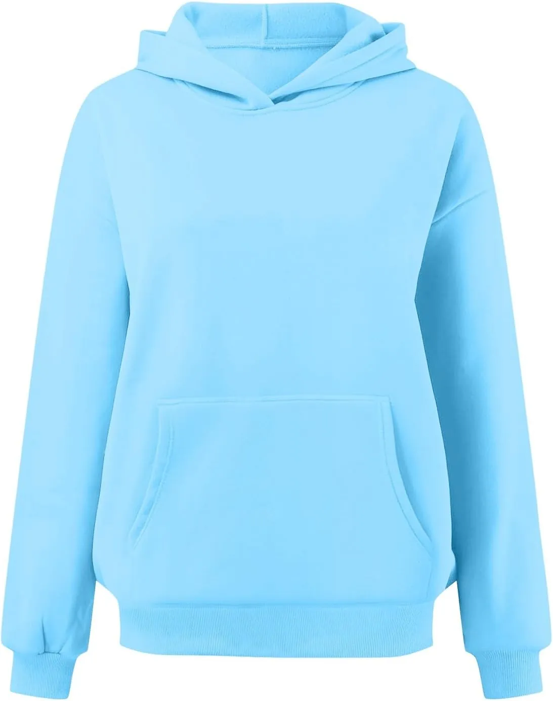 Womens Oversized Hoodies Fleece Hooded Sweatshirts Comfy Long Sleeve Pullover Fall Winter Outfits