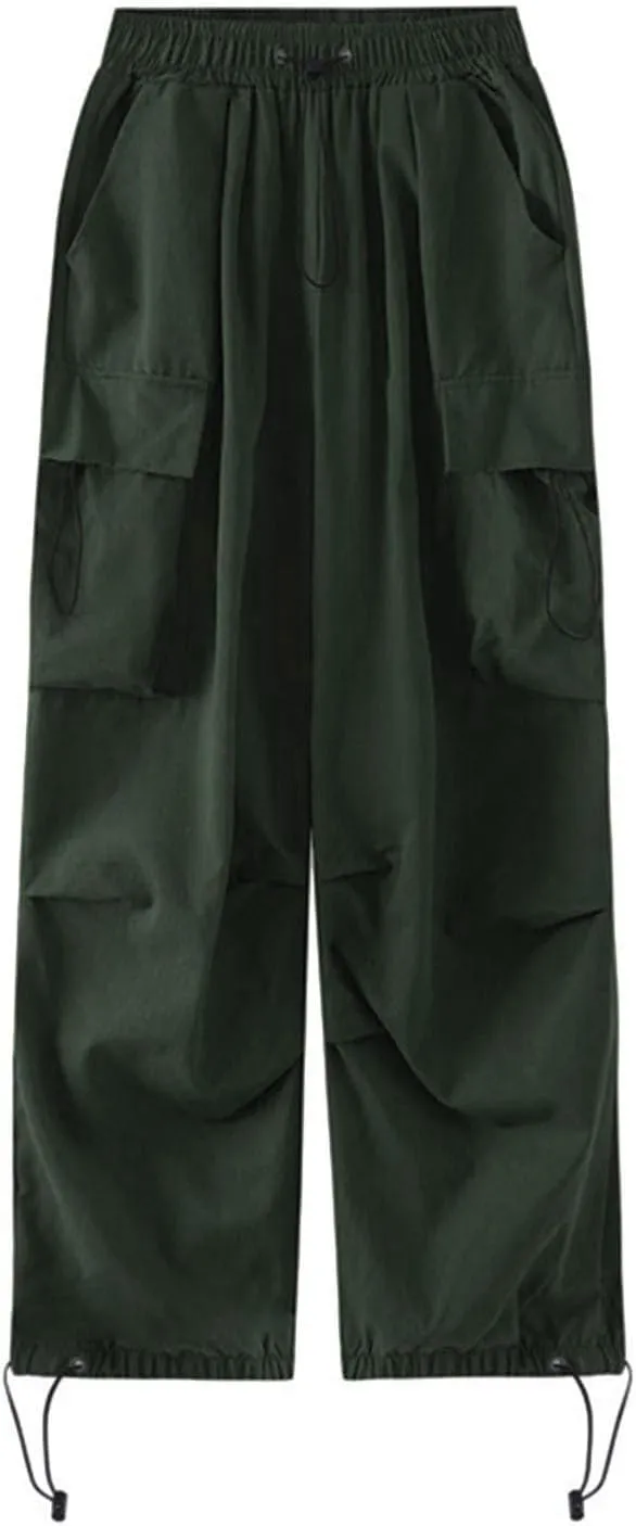 Women's Wide Leg Sweatpants Elastic High Waist Straight Leg Athletic 2025 Trendy Casual Baggy Trousers with Pockets