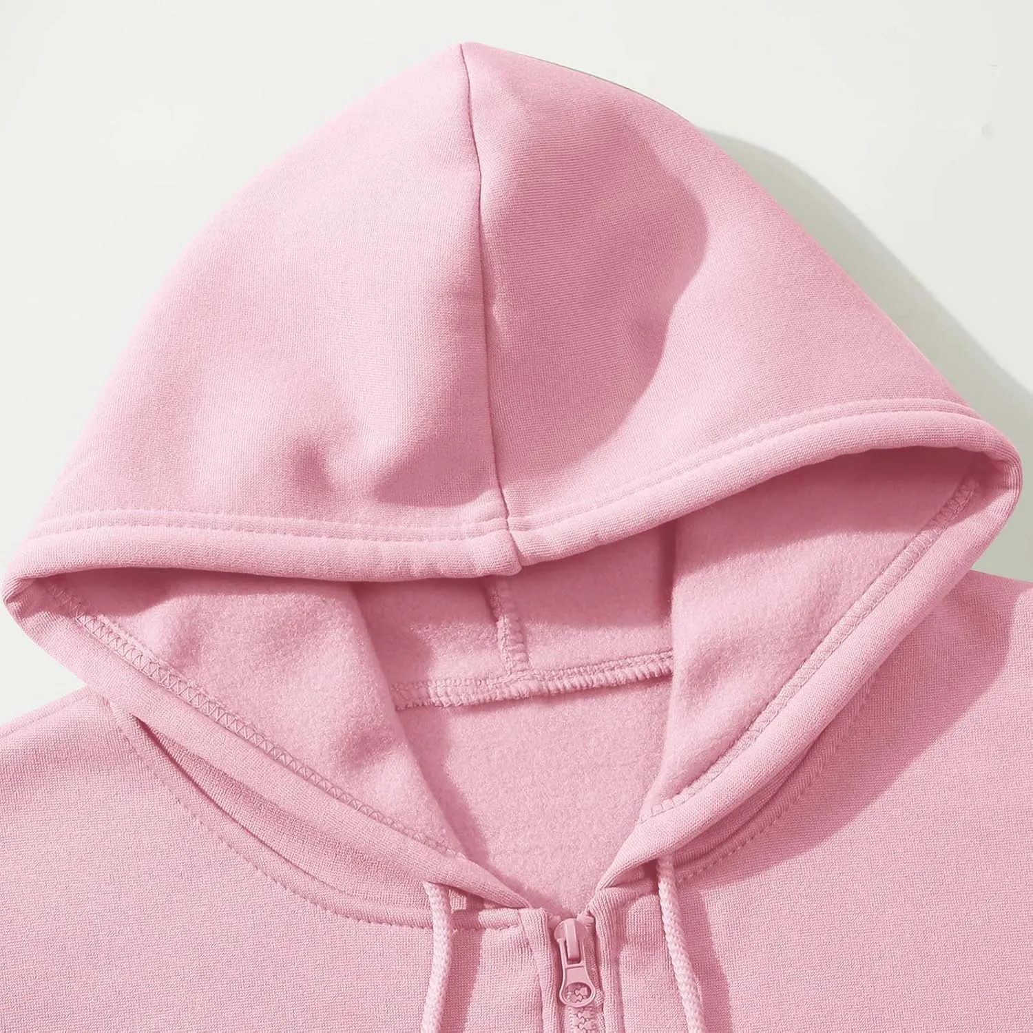Zip Up Hoodie Women Long Sleeve Oversized Fleece Sweatshirt Comfy Fall Fashion Hooded Jackets Pullover with Pocket