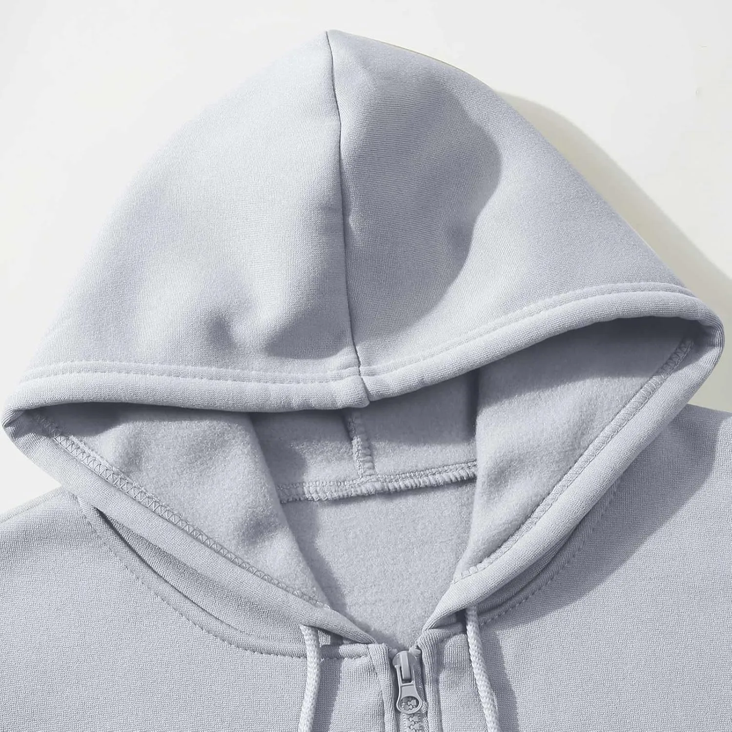 Zip Up Hoodie Women Long Sleeve Oversized Fleece Sweatshirt Comfy Fall Fashion Hooded Jackets Pullover with Pocket