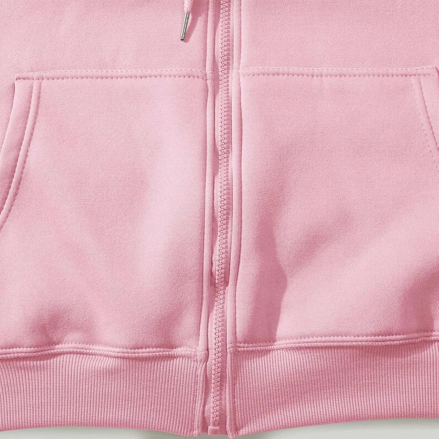 Zip Up Hoodie Women Long Sleeve Oversized Fleece Sweatshirt Comfy Fall Fashion Hooded Jackets Pullover with Pocket